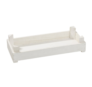 Holztablett- Kiste Basic gebeizt 35x15x8cm 1 Stück
