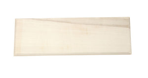 Holztafel Türschild natur 1cm dick 10x30cm