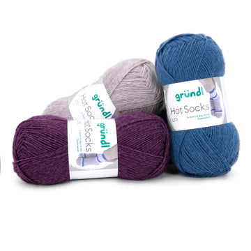 Hot Socks uni 50 Sockenwolle 4-fach superwash 50g/210m