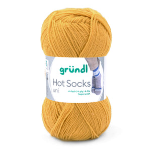 Hot Socks uni 50 Sockenwolle 4-fach superwash 50g/210m