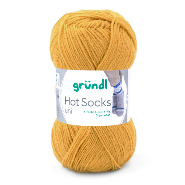 Hot Socks uni 50 Sockenwolle 4-fach superwash 50g/210m