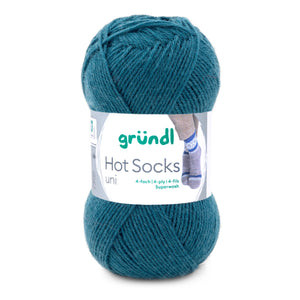 Hot Socks uni 50 Sockenwolle 4-fach superwash 50g/210m