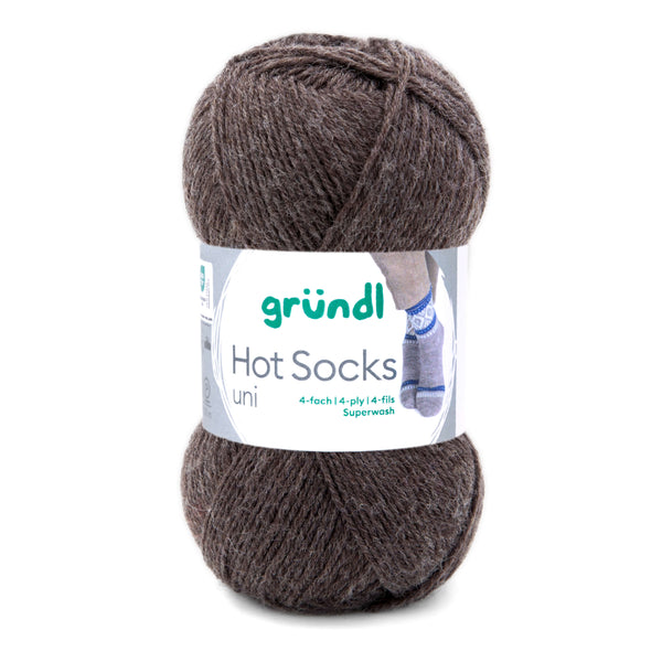 Hot Socks uni 50 Sockenwolle 4-fach superwash 50g/210m