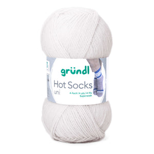 Hot Socks uni 50 Sockenwolle 4-fach superwash 50g/210m