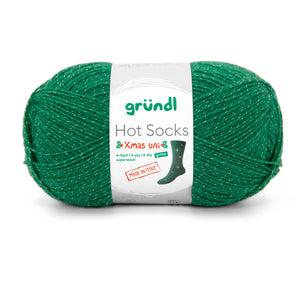 Gründl Hot Socks X-MAS 2026 4-fach Sockenwolle 100g / 420m