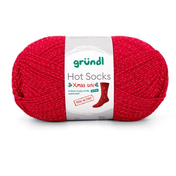 Gründl Hot Socks X-MAS 2026 4-fach Sockenwolle 100g / 420m