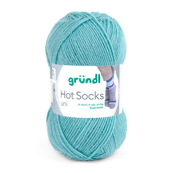 Hot Socks uni 50 Sockenwolle 4-fach superwash 50g/210m