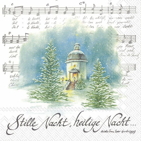 IHR Servietten Stille Nacht, Heilige Nacht FSC Mix 33x33cm 20 Stück