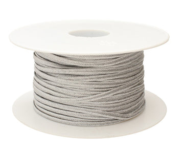 Italian Luxury Soutache Band 3mm stainless metallic per Meter