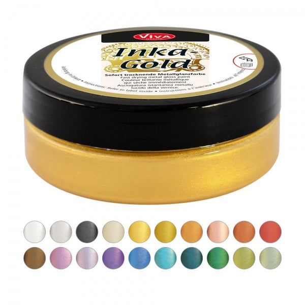 Viva Decor Inka Gold, 62,5g Dosis Metallglanz Farbe