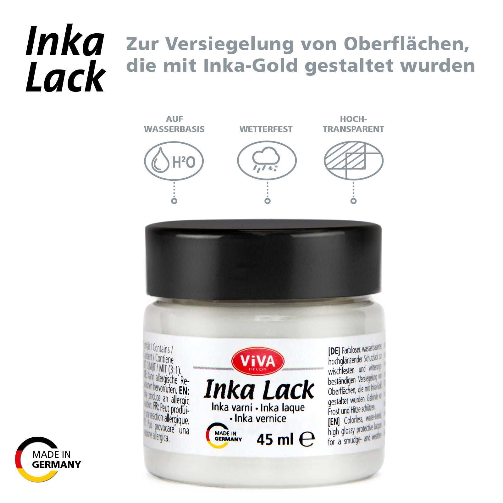 Viva Inka-Gold Versiegelung Schutzlack 20ml