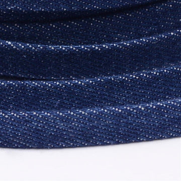 Jeans Band dunkelblau 10x2mm Denim Cord per Laufmeter