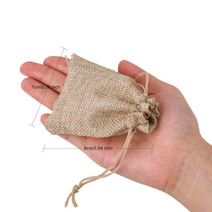 Jutebeutel natur 9x7cm 1 Stück