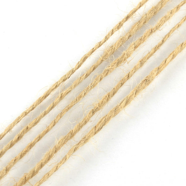 Juteschnur natur 1-2 mm 100m