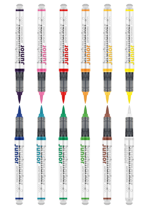Karin Markers Brushmarker PRO Set mit Nylon-Pinselspitze 12 Stifte