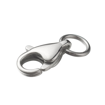 Karabiner 11mm mit Biegering 6mm Edelstahlt 3 Stück