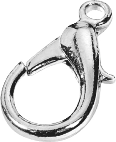 Karabiner nickelfrei platin 23mm 2 Stück/Packung