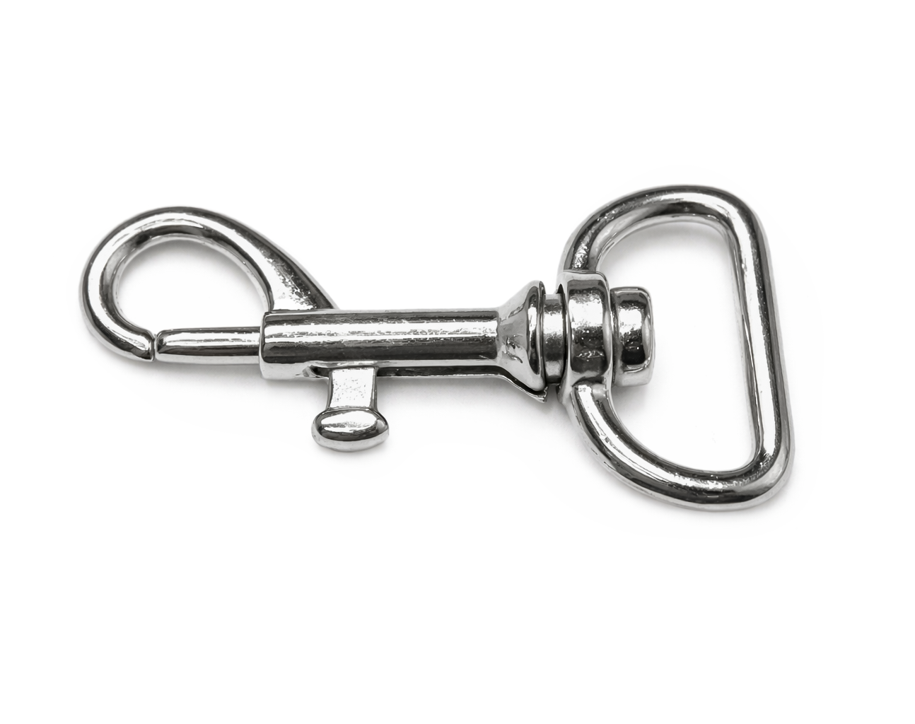 Karabinerhaken mit geradem Wirbel 3 Stück/Btl.