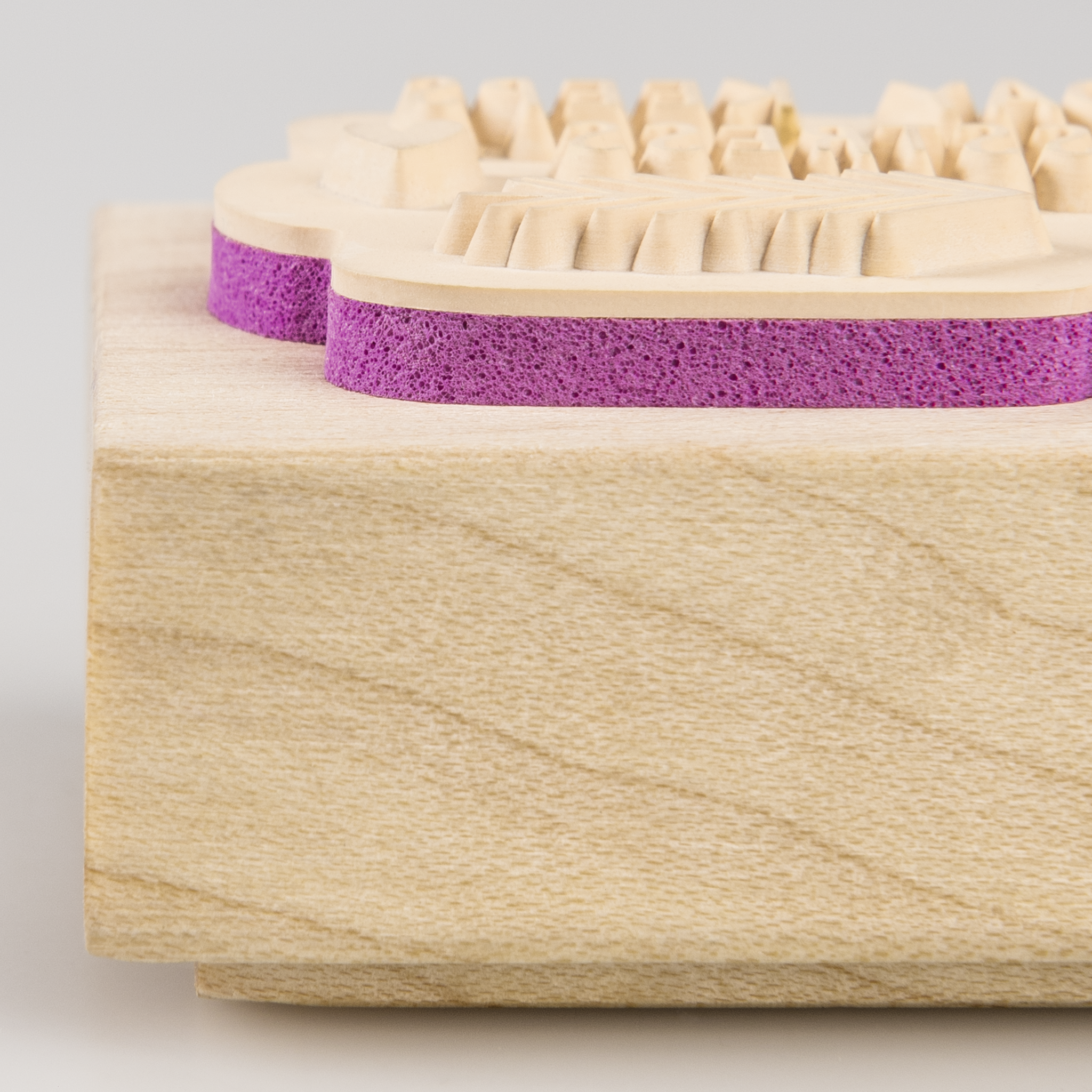 Kautschuckstempel Unser Spatz ist da 7,5 x 3,4 cm