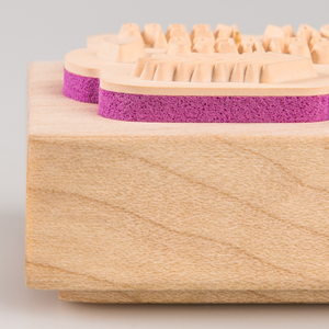 Kautschuckstempel Unser Spatz ist da 7,5 x 3,4 cm