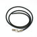 Kautschuk Collier 3mm schwarz einseitig offen 10 Stück/Pkg.