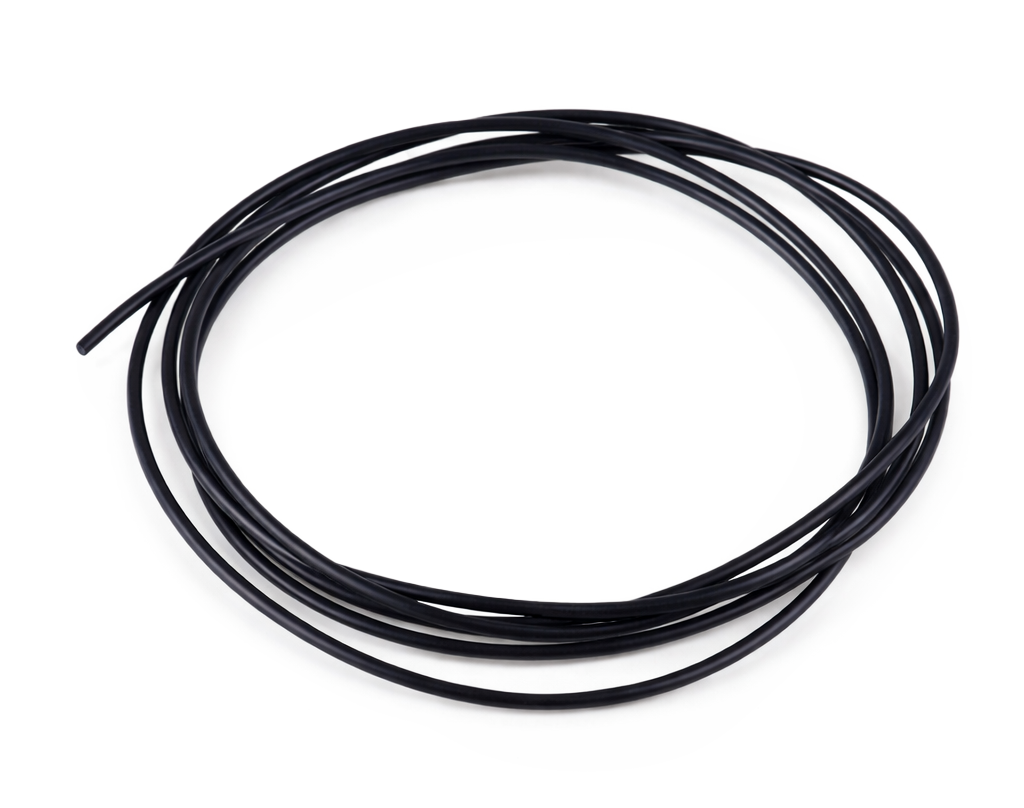 Kautschukschnur 2,5 mm, schwarz, pro Laufmeter
