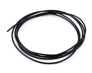 Kautschukschnur 2,5 mm, schwarz, pro Laufmeter