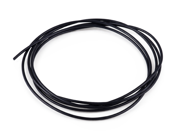 Kautschukschnur 2,5 mm, schwarz, pro Laufmeter
