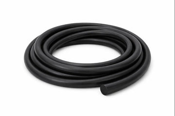 Kautschukschnur voll 8 mm schwarz per Meter