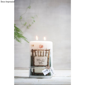 Kerzen Transferfolie Laserdrucker 210x297mm A4  1 Bogen