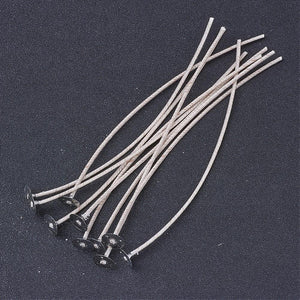 Kerzendocht mit Halter gewachst 15cm 10 Stück