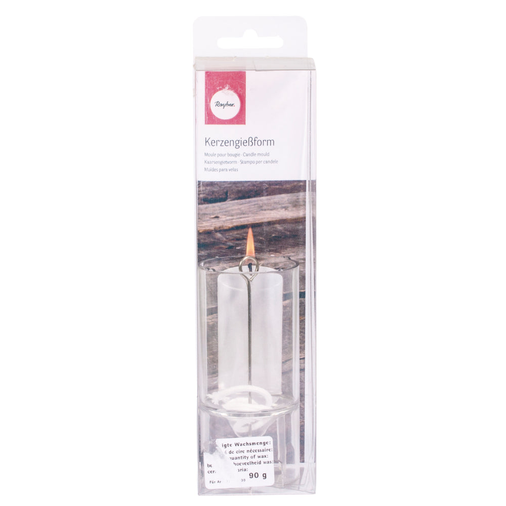 Kerzengießform zylindrisch flach 10cm hoch ø 5cm