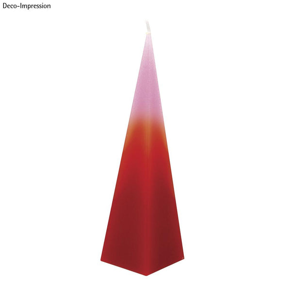 Kerzengießform Pyramide Kunststoff transparent 22cm