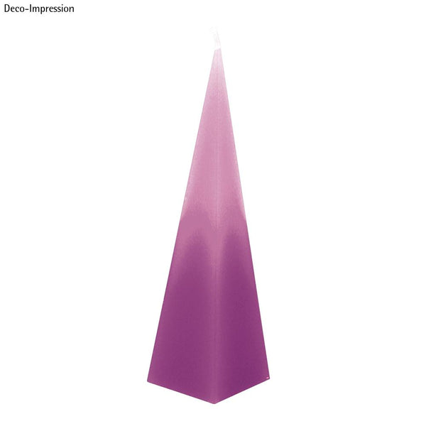 Kerzengießform Pyramide Kunststoff transparent 22cm