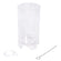 Kerzengießform zylindrisch Kunststoff transparent 10,5cm hoch 6cm Dm