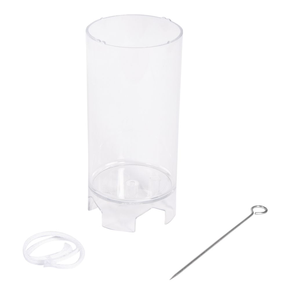 Kerzengießform zylindrisch flach 10cm hoch ø 5cm