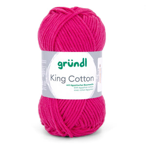 King Cotton Wolle 55% Polyacryl 45% Baumwolle 50g / 78m