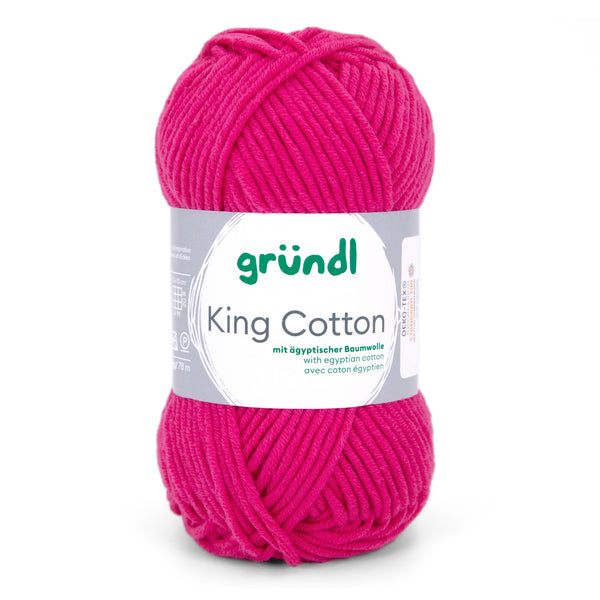 King Cotton Wolle 55% Polyacryl 45% Baumwolle 50g / 78m