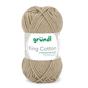 King Cotton Wolle 55% Polyacryl 45% Baumwolle 50g / 78m