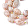 Kirschblüten Achat Naturstein-Perle Nuggets getrommelt 14-27mm Bohrung 2mm 1 Stück