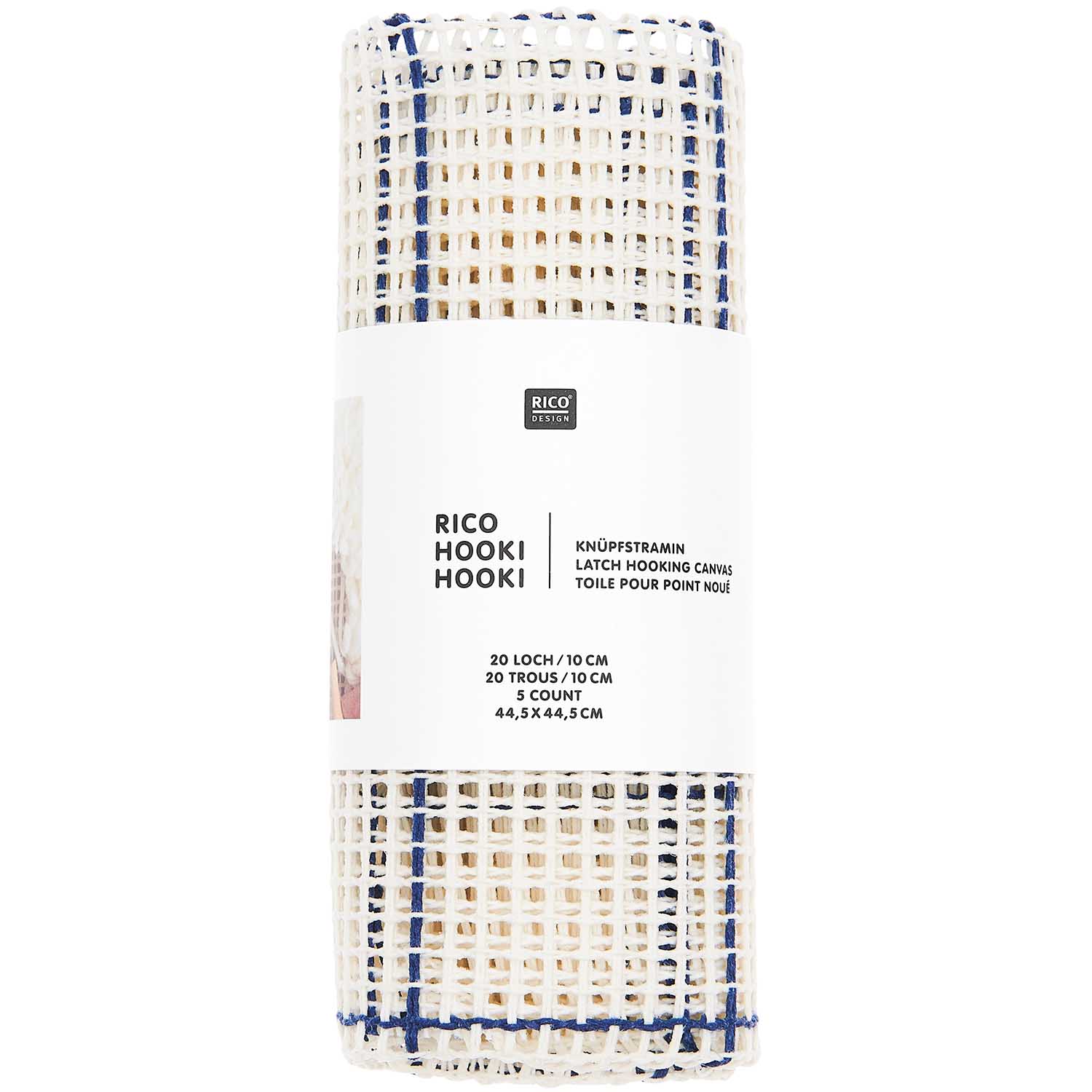 Knüpfstramin fein 20 Loch/10cm 44,5 x 44,5cm 60% Polyester 40% Baumwolle