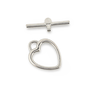 Knebelverschluss-Herz 17x16mm 1 Stk.