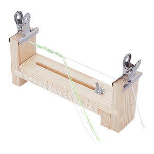 Knüpfhilfe Holzrahmen Fixier-Werkzeug Set 3-teilig 5-22 × 3-5 cm