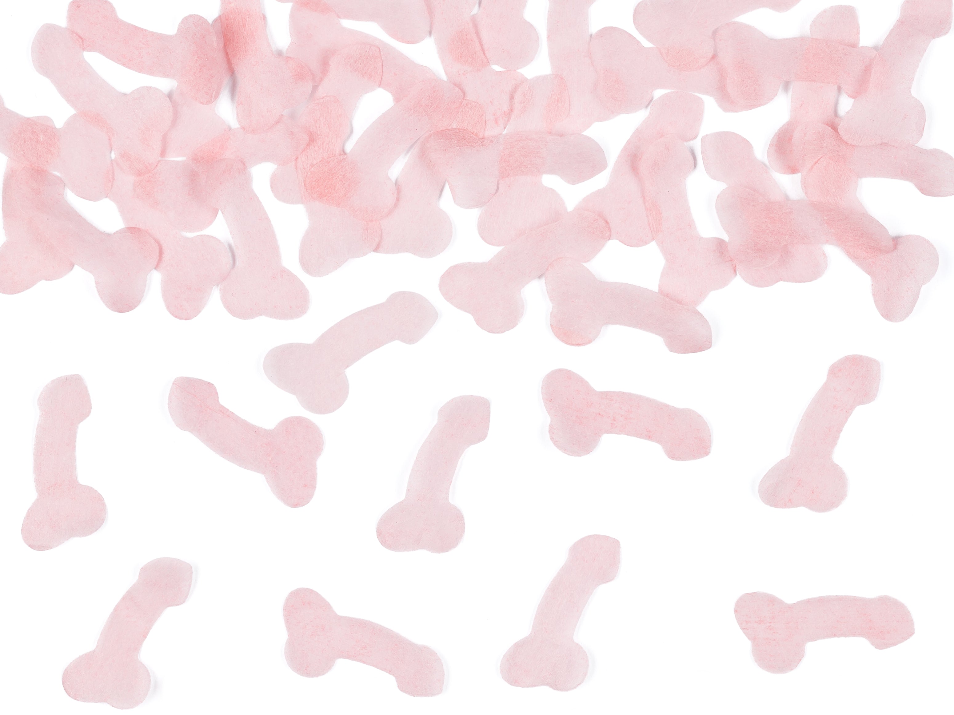 Konfettikanone Junggesellinnenabschied Penis-Konfetti rosa 20cm