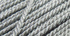 Kordel silber metallic per Laufmeter
