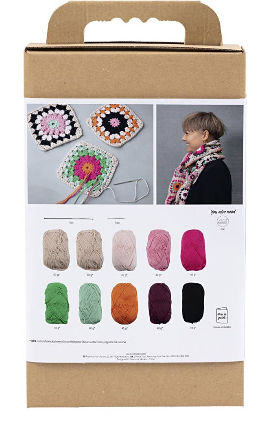 Kreativ Set Häkeln Warme Farben