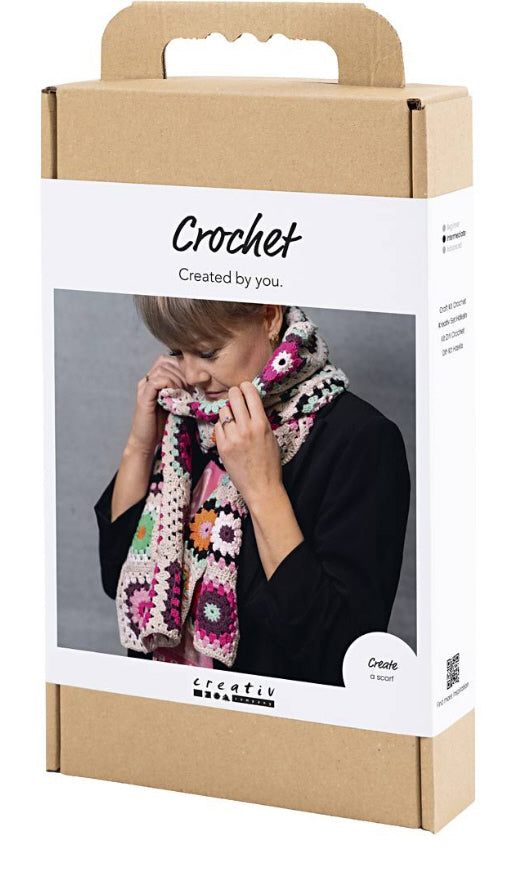 Kreativ Set Häkeln Warme Farben