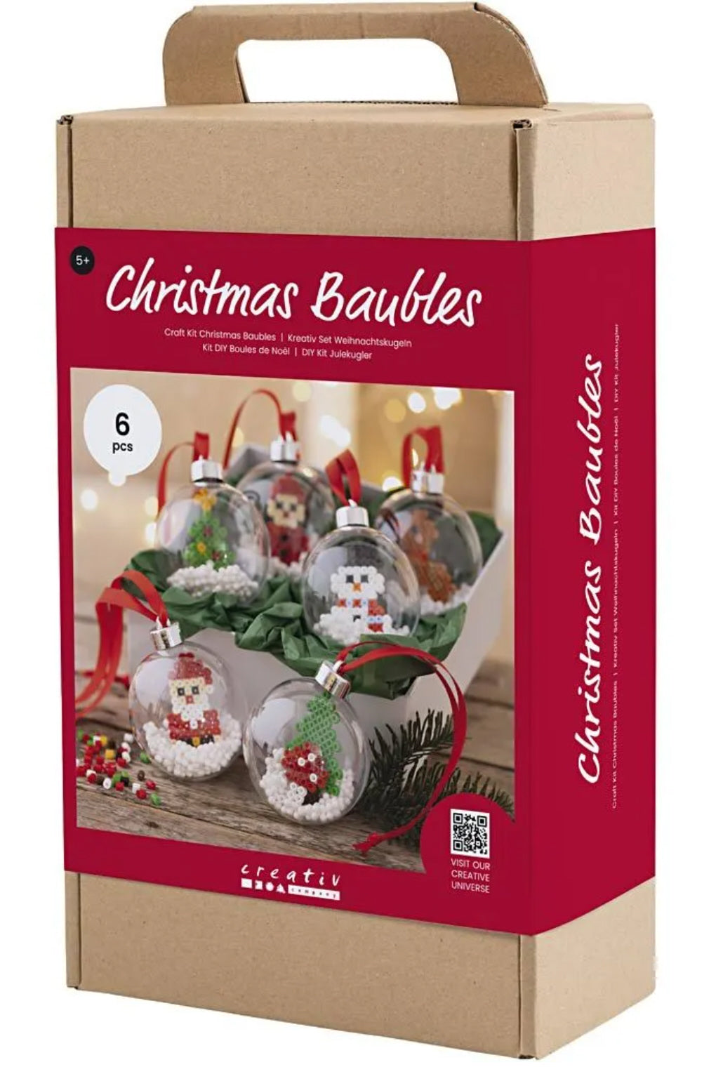 Kreativ Set Weihnachtskugeln Bügelperlen