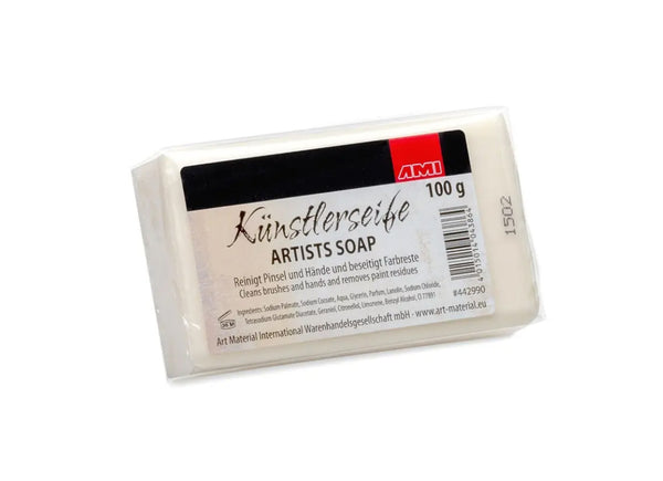 Künstlerseife zum Reinigen der Pinsel und der Hände 100g