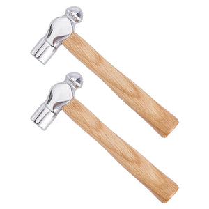Kugelhammer aus Stahl mit Holzgriff 15,5×6,1cm 1 Stück
